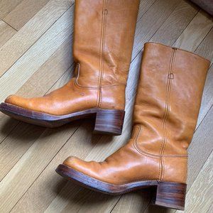 Frye Vintage Sunrise Leather Campus Boots